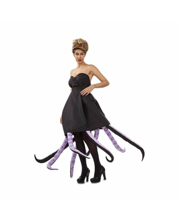 Kostium dla Dorosłych My Other Me Octopus Lady Ursula Czarny Sukienka Rozmiar M/L