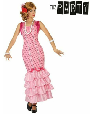 Kostium dla Dorosłych Różowy Tancerka Flamenco