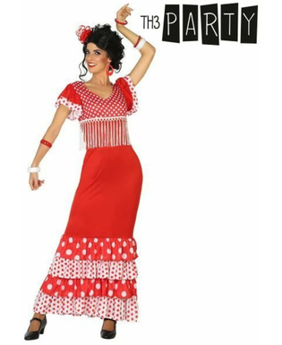 Kostium dla Dorosłych Czerwony Tancerka Flamenco