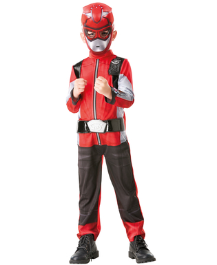 Chłopięcy Kostium Czerwony Ranger 2 - Power Rangers