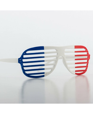 Okulary Żaluzja Flaga Francji