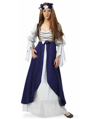 Kostium dla Dorosłych Limit Costumes Clarisa Niebieski Medieval