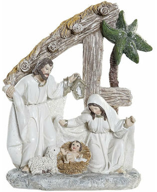 ozdoby świąteczne DKD Home Decor Narodziny/Betlejem (12 x 6 x 15 cm)