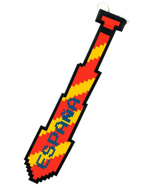 Krawat Hiszpania Pixel