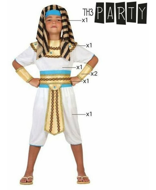 Kostium dla Dzieci Egipcjanin Biały (7 pcs) Król Egipski