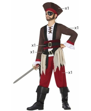 Kostium dla Dzieci Pirat (5 Pcs)