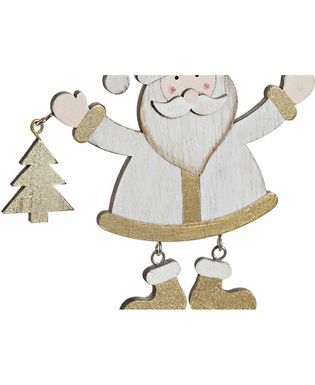 ozdoby świąteczne DKD Home Decor Drewno Sznurek (3 pcs) (11 x 1 x 13 cm)