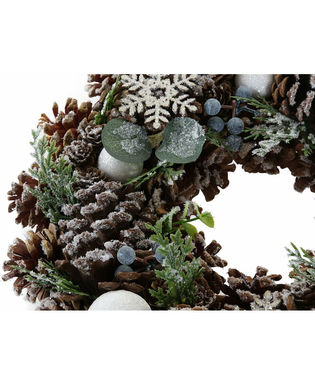 Bożonarodzeniowa korona DKD Home Decor (34 x 34 x 8.5 cm)