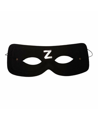 satynowa opaska na oczy czarna Jeden rozmiar Zorro