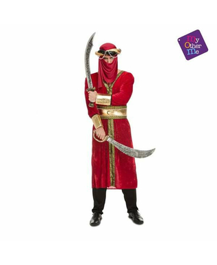 Kostium dla Dorosłych Arab Warrior Rozmiar M/L Czerwony M