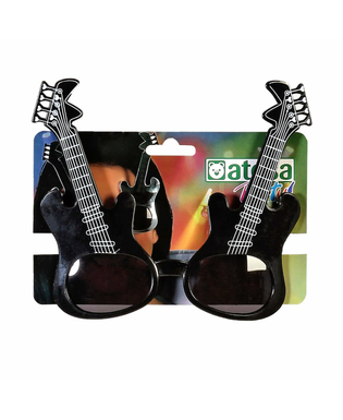 Okulary Gitara Rock Czarny