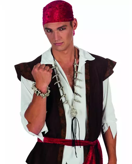 Naszyjnik z czaszką pirata