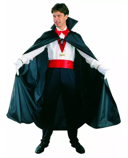 Czarny płaszcz Halloween Dracula
