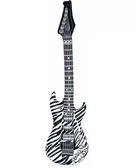 Dorosła nadmuchiwana gitara rockowa Zebra