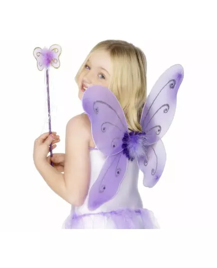 Zestaw fioletowy motyl dla dziewczynki