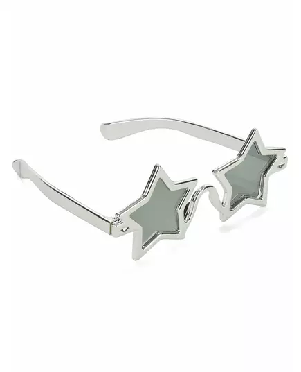 Dorosłe srebrne okulary w kształcie gwiazd