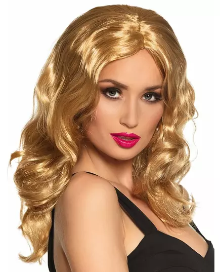 Długa blond peruka