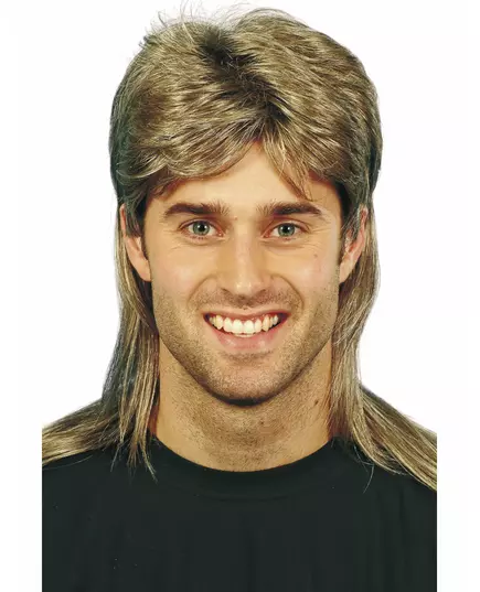 Męska wyróżniona blond peruka Mullet