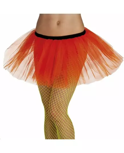 Neonowopomarańczowa spódniczka tutu damska