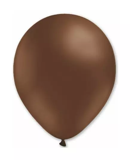100 brązowych balonów 27cm