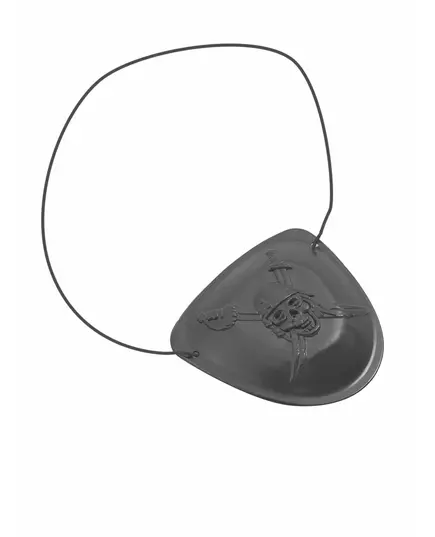 Opaska na oko czarna piracka dla dorosłych 7x5cm