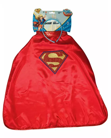 Superhero Girls™ Dziecięca peleryna i opaska Supergirl™
