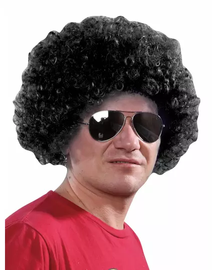 Peruka Afro dla dorosłych standardowa czarna