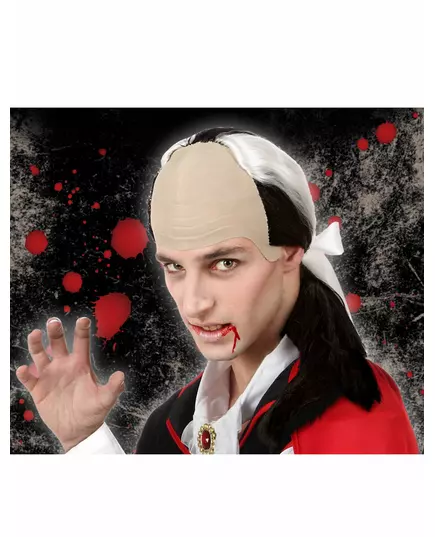 Męska peruka halloweenowa – linia włosów wampira