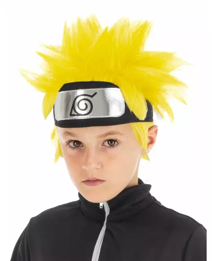 Żółta peruka dla dzieci Naruto Shippuden™