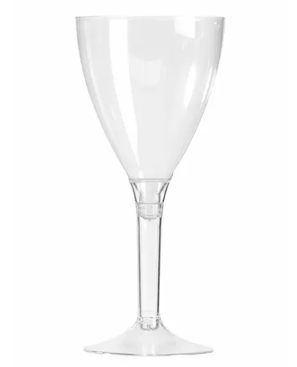 10 kieliszków do wina na nóżce kryształowej, 160 ml