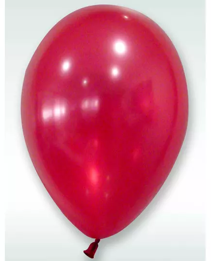 50 metalicznych czerwonych balonów 30 cm