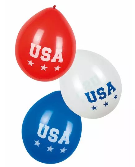 6 balonów USA 25cm