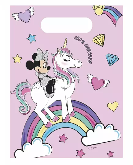 6 torebek prezentowych Minnie and the Unicorn