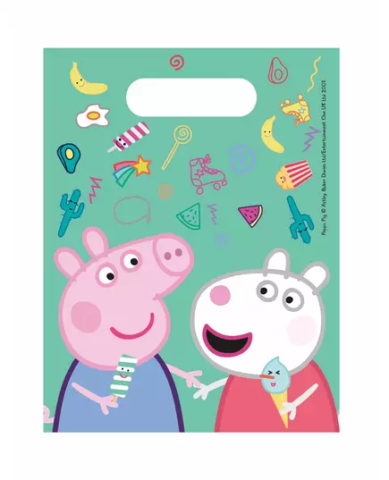 6 torebek na prezenty Świnka Peppa™
