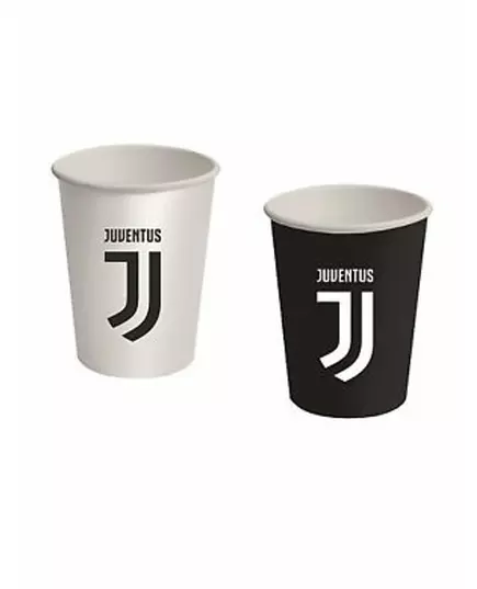 8 papierowych kubków Juventus™ 250ml