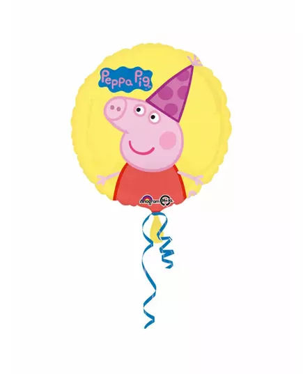 Urodzinowy balon foliowy Świnka Peppa™ 43cm