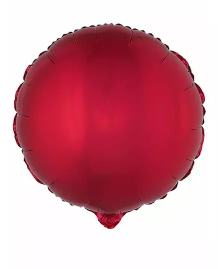 Balon foliowy okrągły czerwony 45 cm