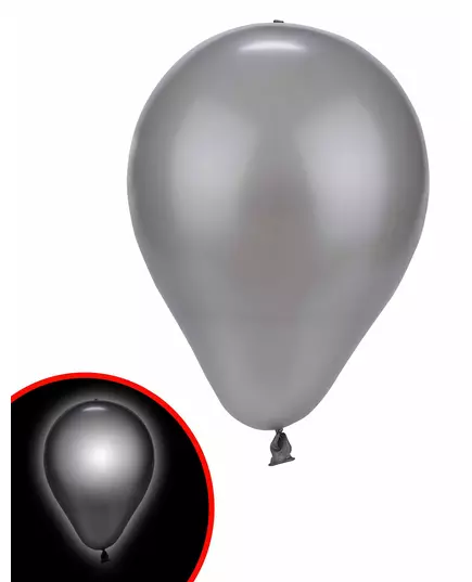 Balon LED Illooms® Silver