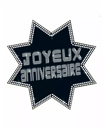 Wycinanka VIP Happy Birthday 34 x 32 cm