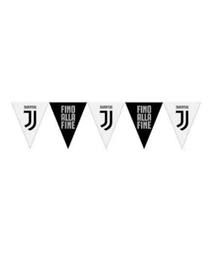 Czarno-białe plastikowe chorągiewki Juventus™