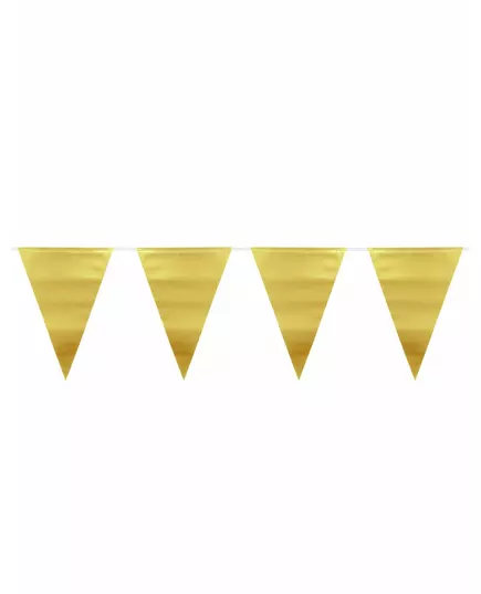 Proporczyk metaliczny złoty 6 m