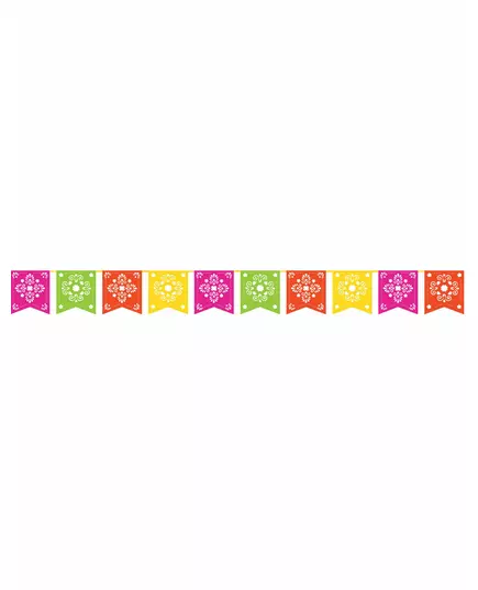 Wielokolorowa girlanda Fiesta 10" x 9'