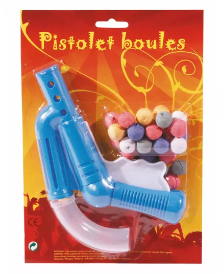 Fałszywy pistolet z 30 kulkami do dmuchawki