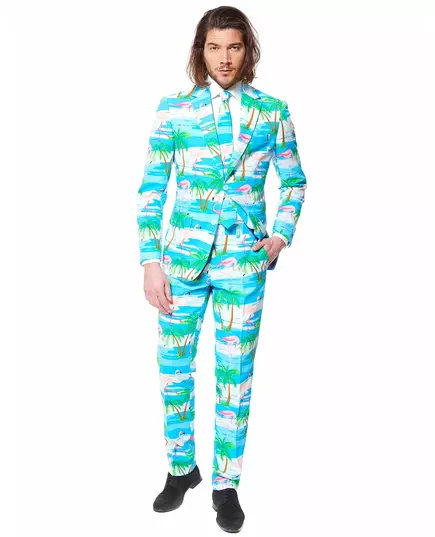 Męski kostium pana Flaminga Opposuits™, Rozmiar: Small/Medium (EU 48)