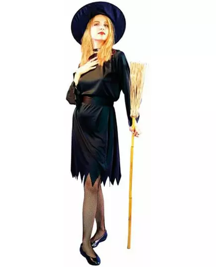 Kostium czarnej czarownicy na Halloween dla kobiet