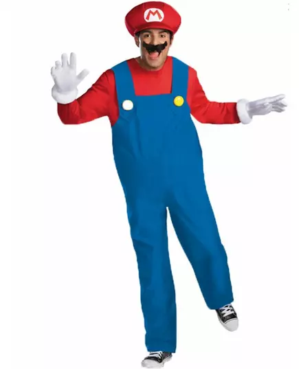 Kostium Mario™ Deluxe dla dorosłych, Rozmiar: Medium