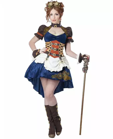 Luksusowy damski kostium retro futurystyczny steampunk, Rozmiar: Small (38/40)