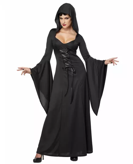Mroczny kostium wiedźmy dla kobiet Halloween, Rozmiar: X-Large (44/46)