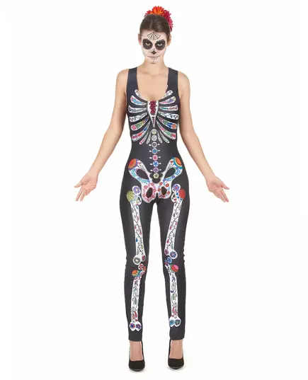 Kostium szkielet Dia de los muertos dla kobiet, Rozmiar: Small/Medium