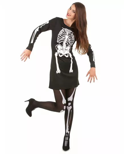 Kostium Halloween Szkielet damski, Rozmiar: Small/Medium